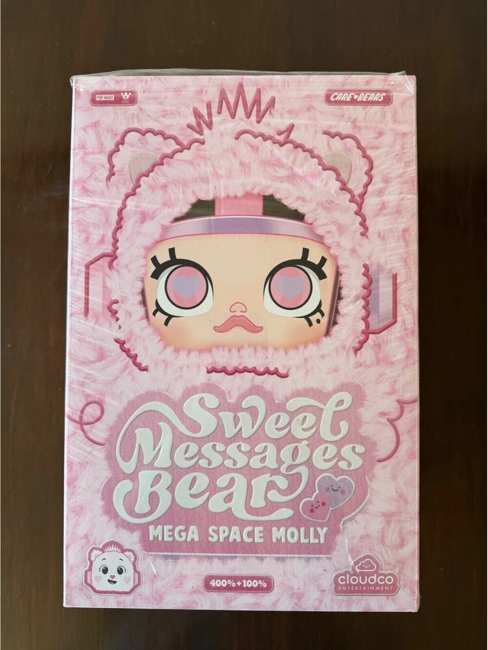 POP Mart Sweet Messages Bear 400% + 100 % Mega Space Molly - New open box